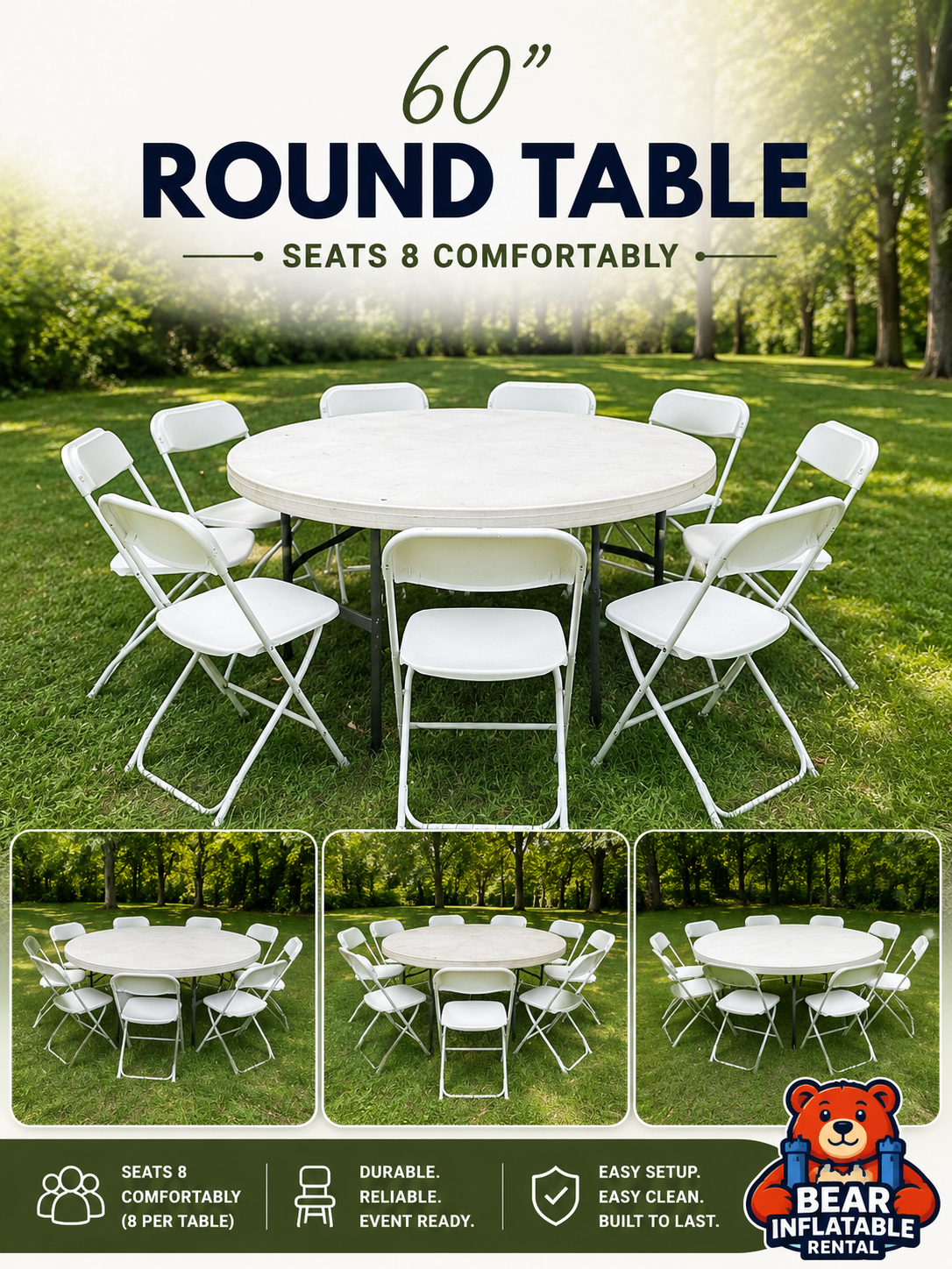 60 inch round table promo